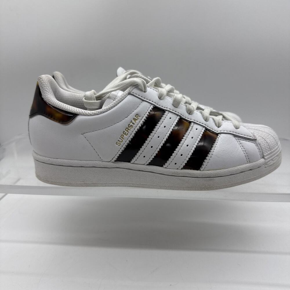 ADIDAS Originals SUPERSTAR/Women's Shoes Cloud White Tortoise Shell Size 8